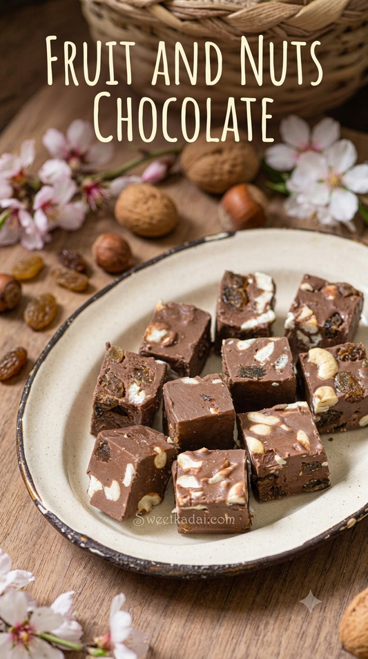 Fruit and nuts chocolate