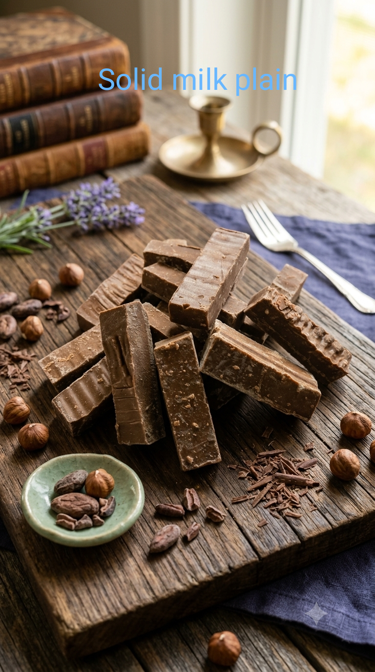 solid milk plain chocolate