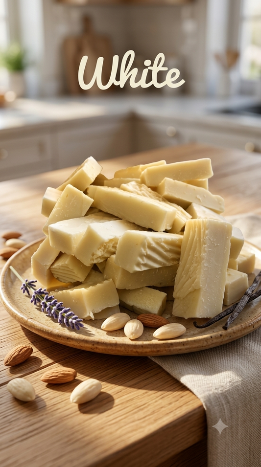 white plain chocolate